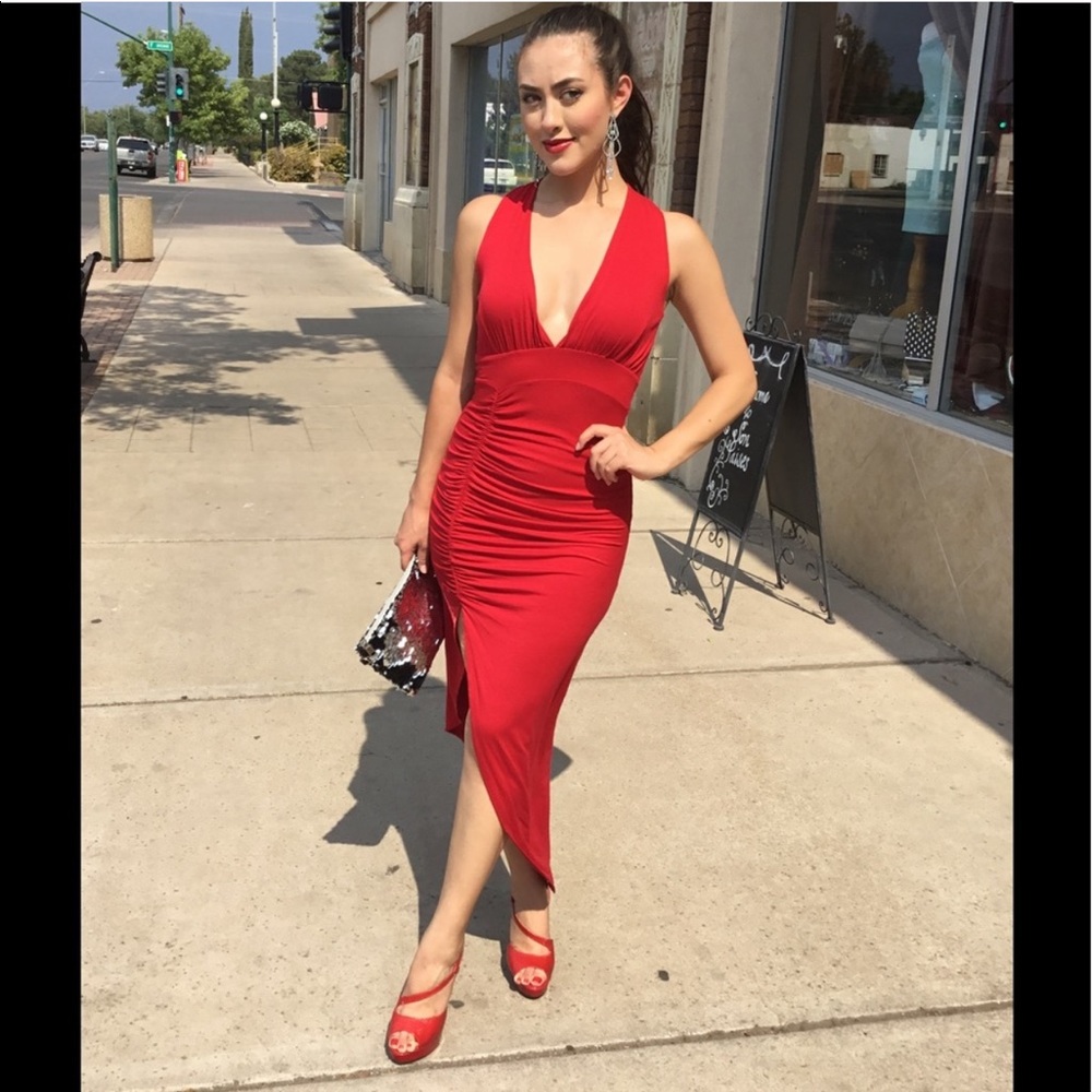 Red Cocktail Dress